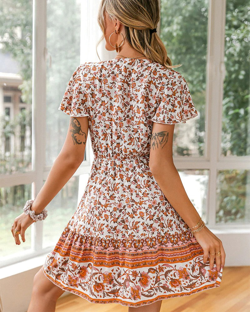 Szykowna Sukienka W Stylu Hippie