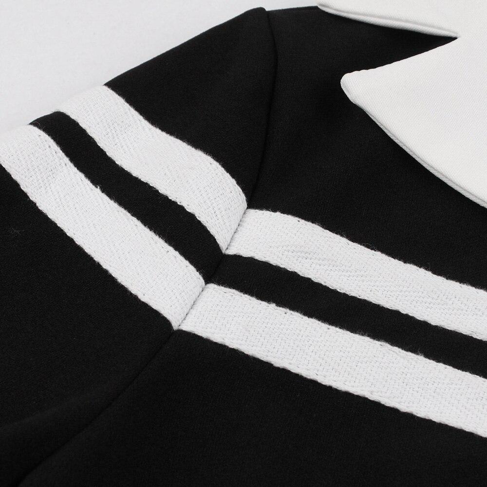 Zimowa Sukienka Vintage Czarna