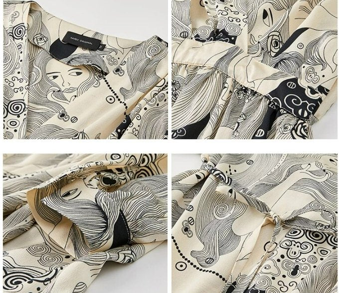 Szara Sukienka Dla Gości Weselnych W Stylu Vintage