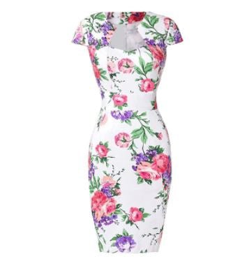 Biała Sukienka Vintage Na Dzień