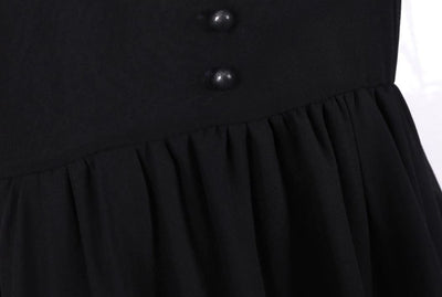 Czarna Długa Sukienka Vintage Z Lat 50