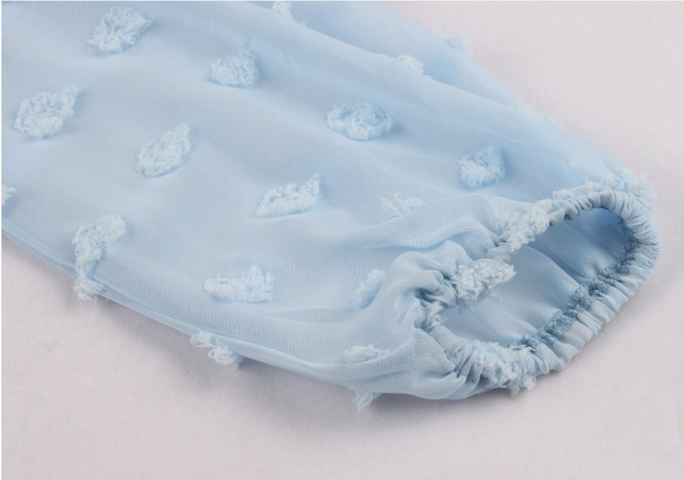 Niebieska Długa Sukienka Vintage W Stylu Boho