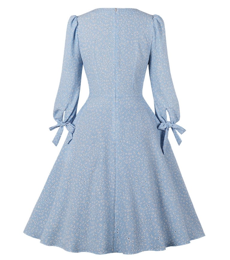 Długa Sukienka Vintage W Kwiaty W Stylu Boho