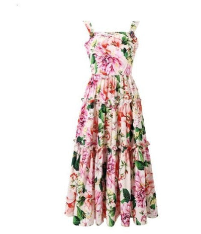 Sukienka W Stylu Vintage W Kwiaty