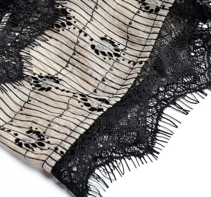 Sukienka W Stylu Vintage Z Krótkim Rękawem