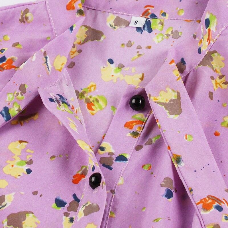 Lawendowa Sukienka Vintage Z Krótkim Rękawem