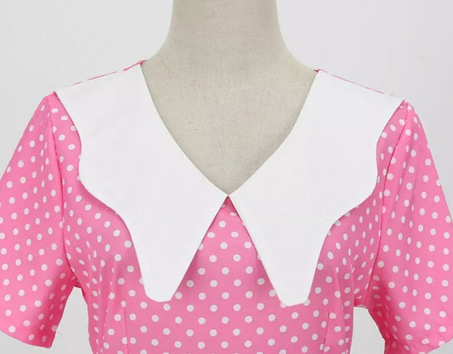 Vintage Różowa Suknia Ślubna