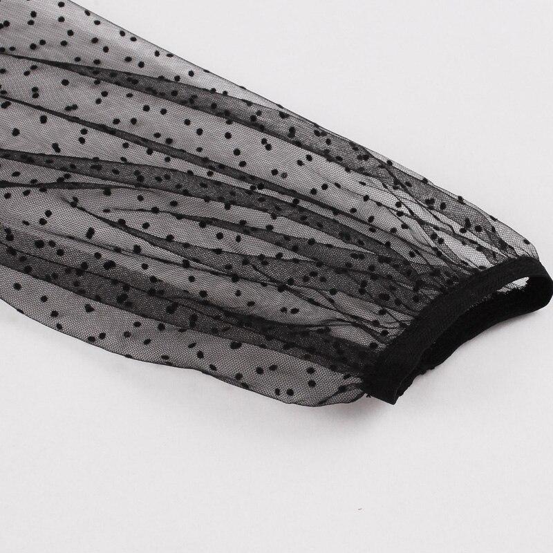 Sukienka Vintage W Czarne Kropki