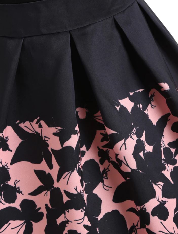 Sukienka W Stylu Motyla