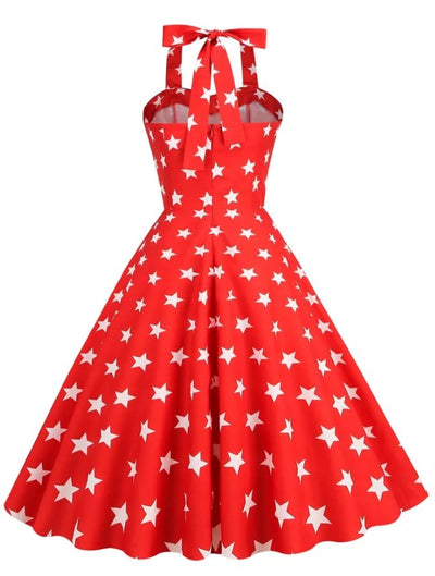 Sukienka Vintage Pin Up W Kształcie Serca USA