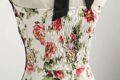 Kwiecista Sukienka Pin-Up W Stylu Vintage