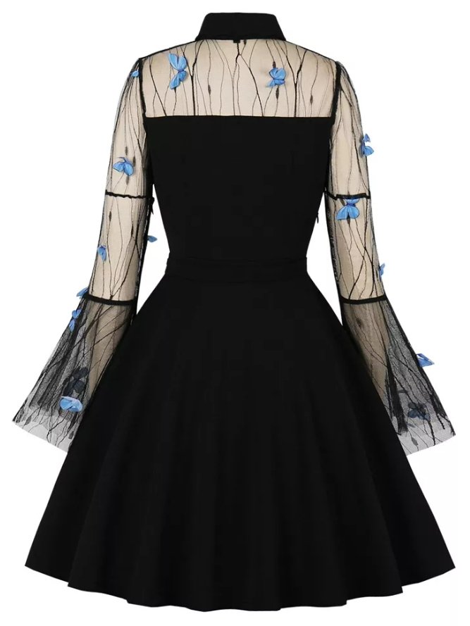 Pin Up Vintage Sukienka Motyle