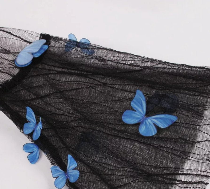 Pin Up Vintage Sukienka Motyle