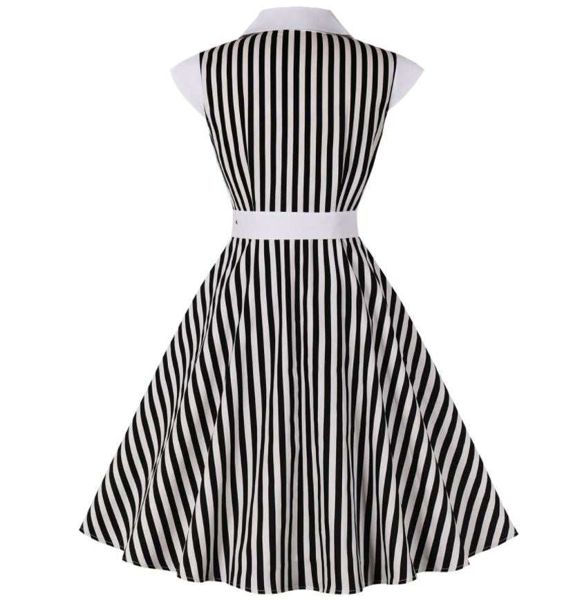 Rockowa Sukienka Pin-Up W Stylu Vintage