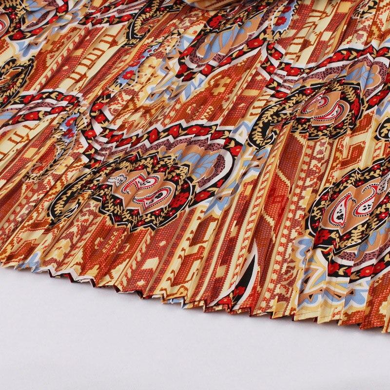 Pomarańczowa Plisowana Sukienka Vintage