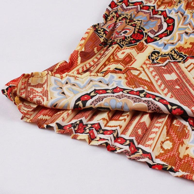 Pomarańczowa Plisowana Sukienka Vintage