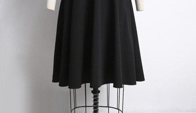 Sukienka Vintage W Czarne Kropki