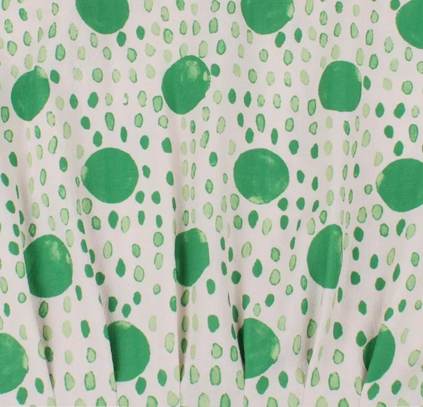 Sukienka Vintage W Paski W Kropki