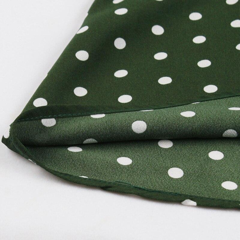 Zielona Sukienka Vintage W Kropki