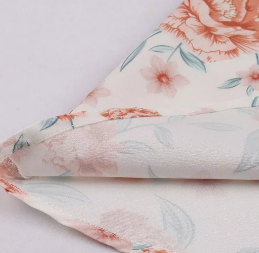 Vintage Różowa Suknia Ślubna