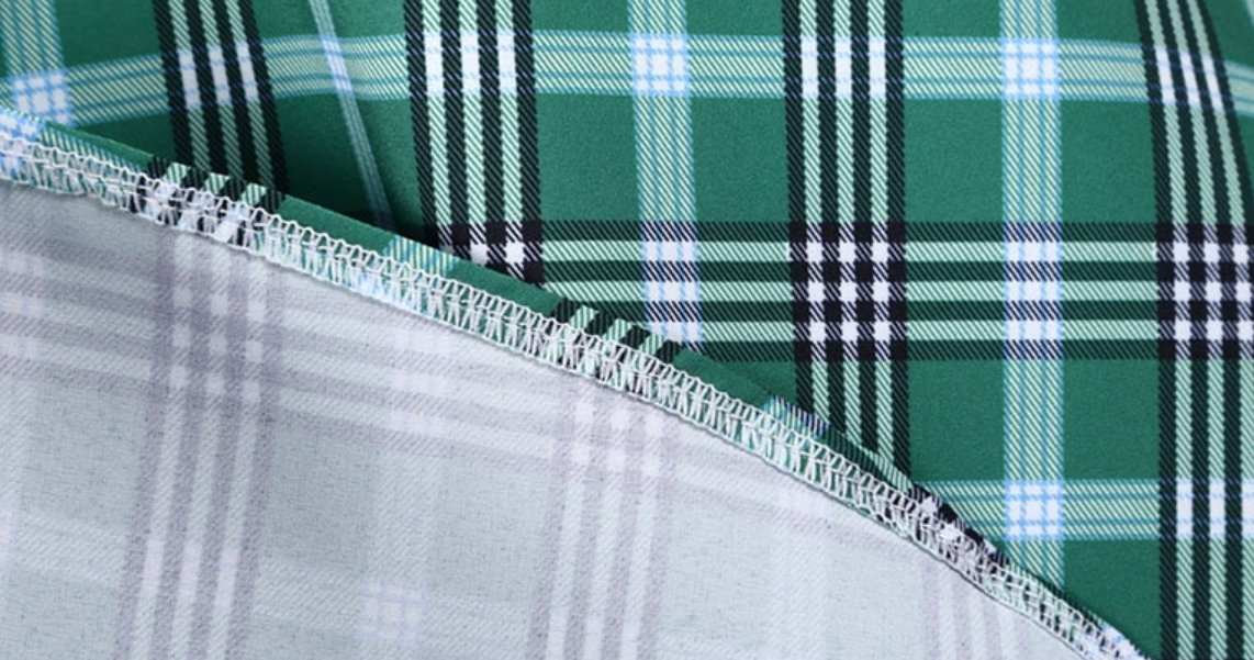 Sukienka Vintage W Zielono-Czarne Paski