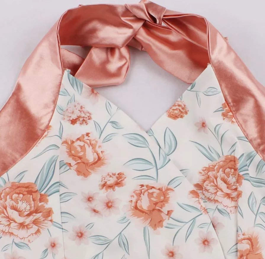 Różowa Sukienka Na Przyjęcie W Stylu Vintage