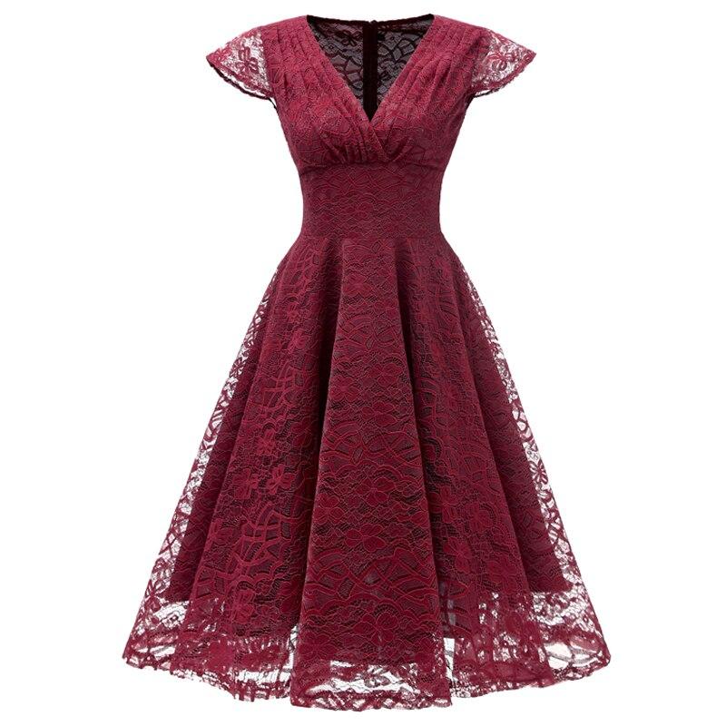 Czerwona Sukienka Na Przyjęcie W Stylu Vintage