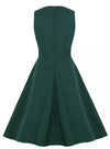 Zielona Sukienka Na Przyjęcie W Stylu Vintage