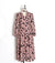 Różowa Sukienka Vintage Z Lat 40. XX Wieku