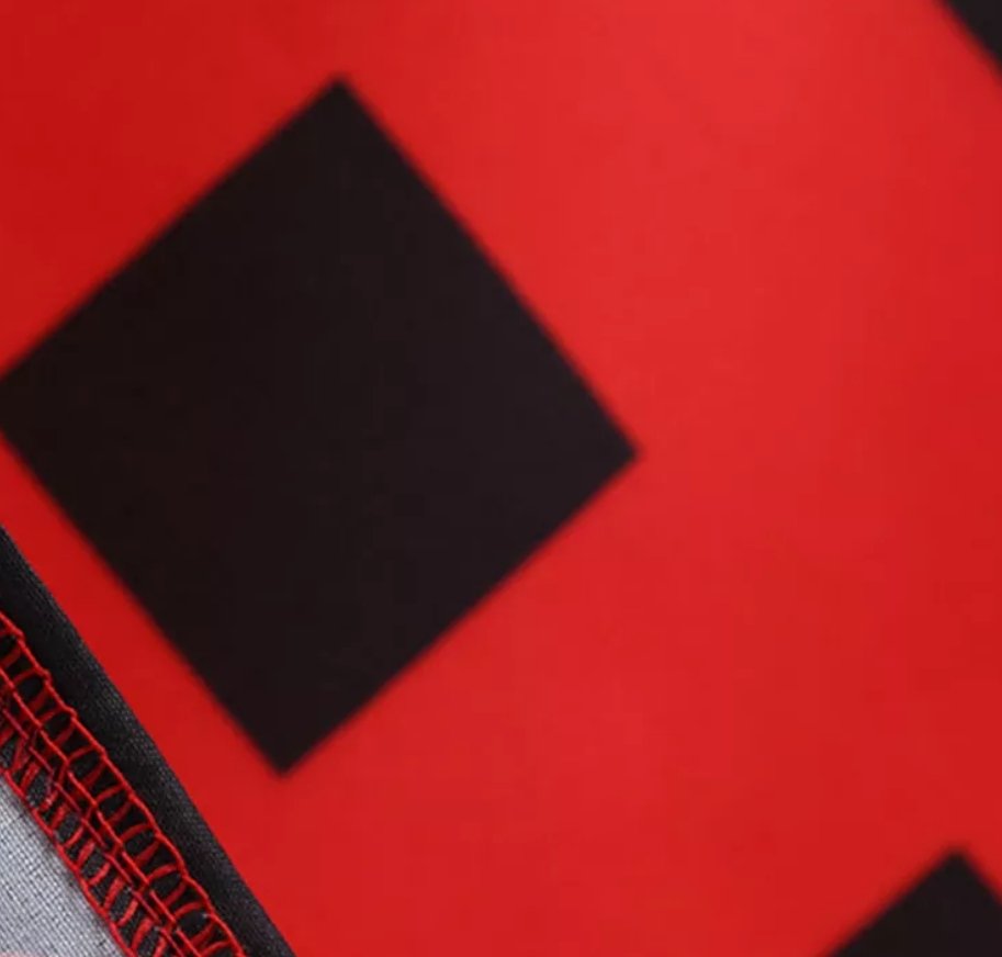 Nowoczesna Czerwona Sukienka Vintage