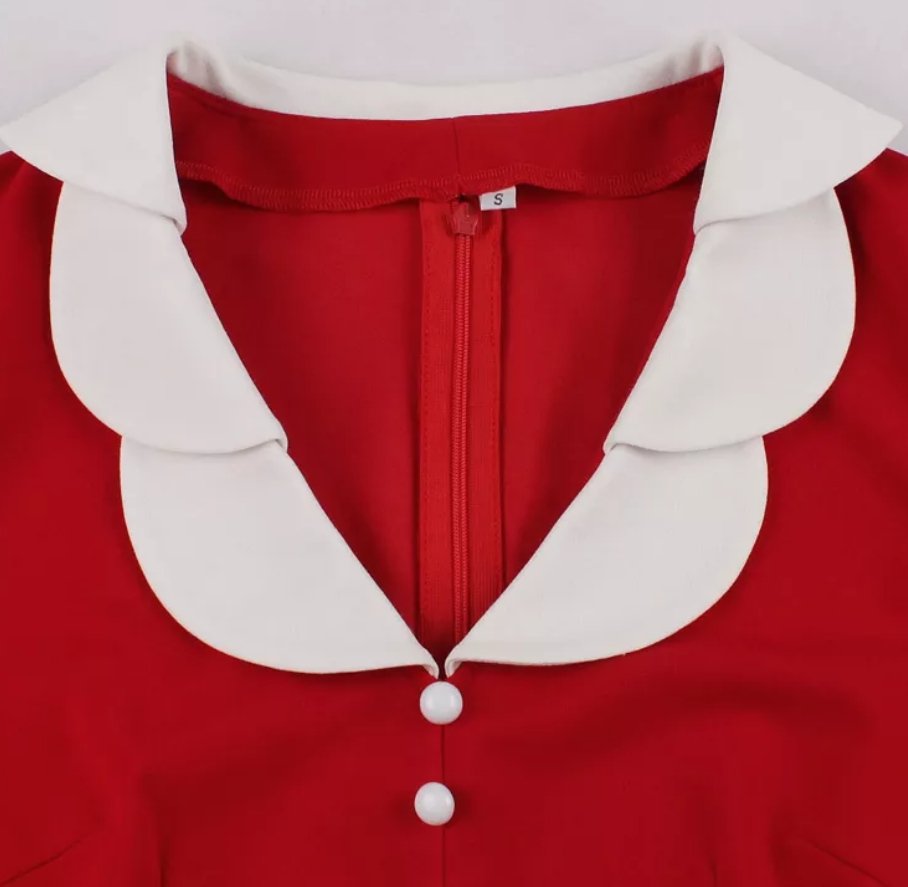 Pasjonująca Czerwona Sukienka Vintage