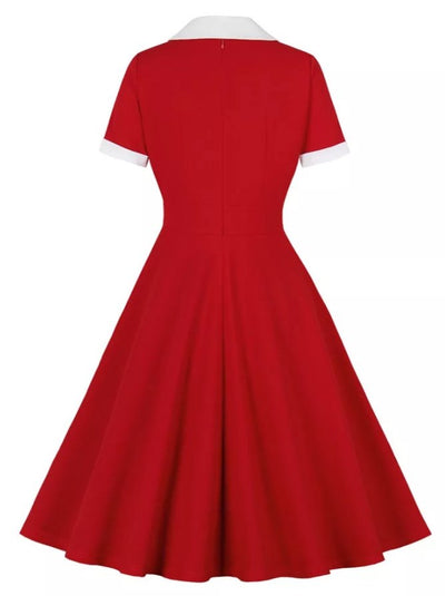 Pasjonująca Czerwona Sukienka Vintage