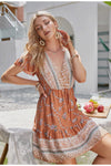 Sukienka Vintage W Stylu Bohemy