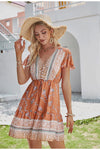 Sukienka Vintage W Stylu Bohemy