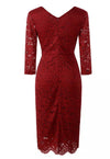 Czerwona Sukienka W Stylu Vintage