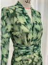 Zielona Sukienka Vintage Z Lat 40