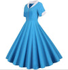 Sukienka Vintage Z Lat 50. Błękitna