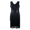 Czarna Sukienka W Stylu Art Deco Z Lat 20. XX Wieku