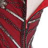 Czerwona Sukienka Vintage Plus Size Z Lat 20. XX Wieku