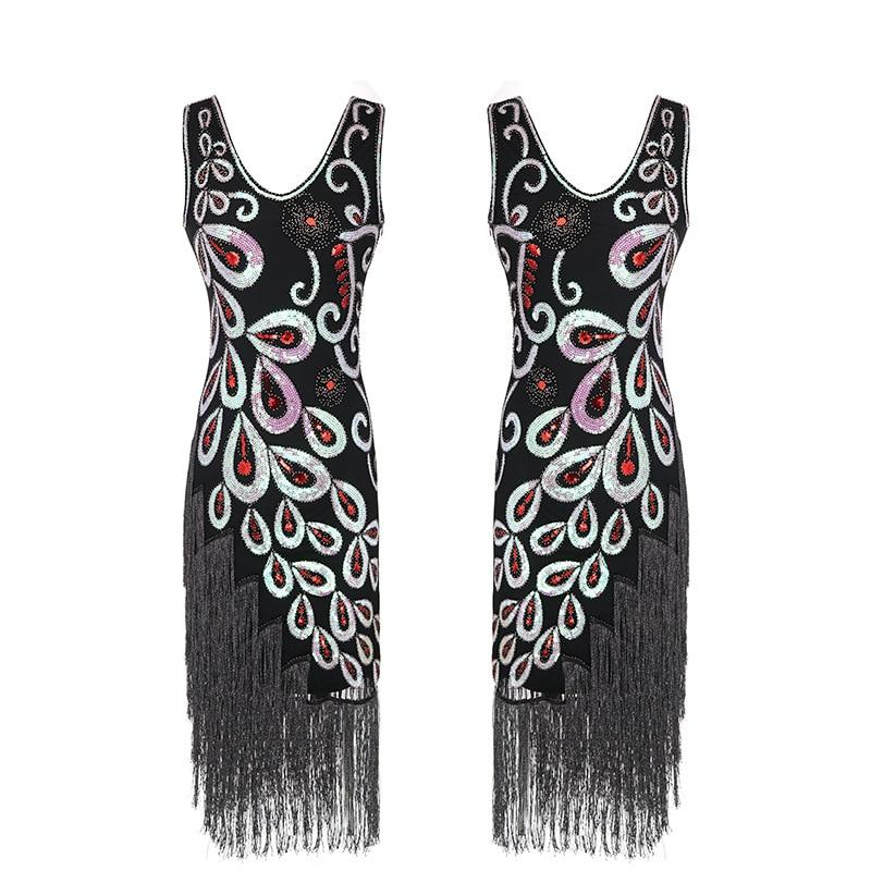 Czarna Sukienka W Stylu Lat 20. XX Wieku