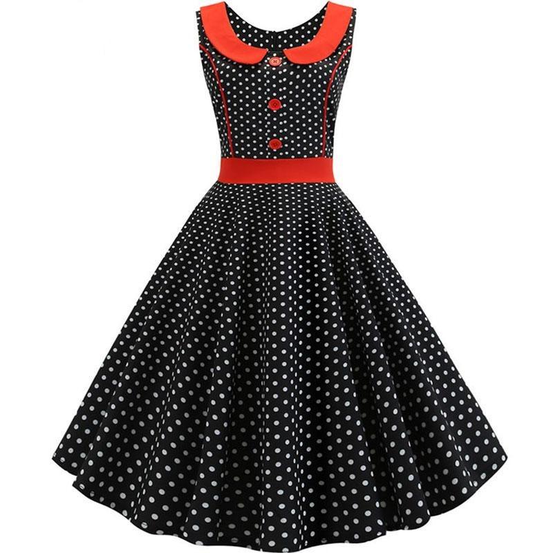 Sukienka Marynarska W Stylu Vintage