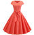 Różowa Sukienka Pin-Up Z Lat 50