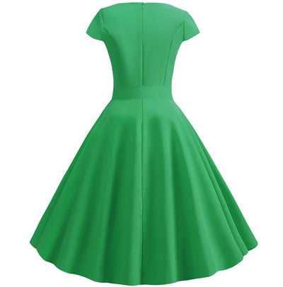 Zielona Sukienka Vintage Z Lat 60