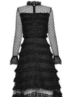 Czarna Sukienka Z Lat 40. W Stylu Vintage