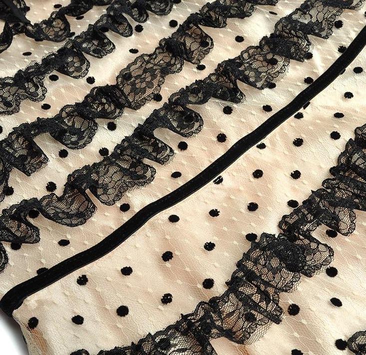 Różowa Sukienka Vintage Z Lat 40