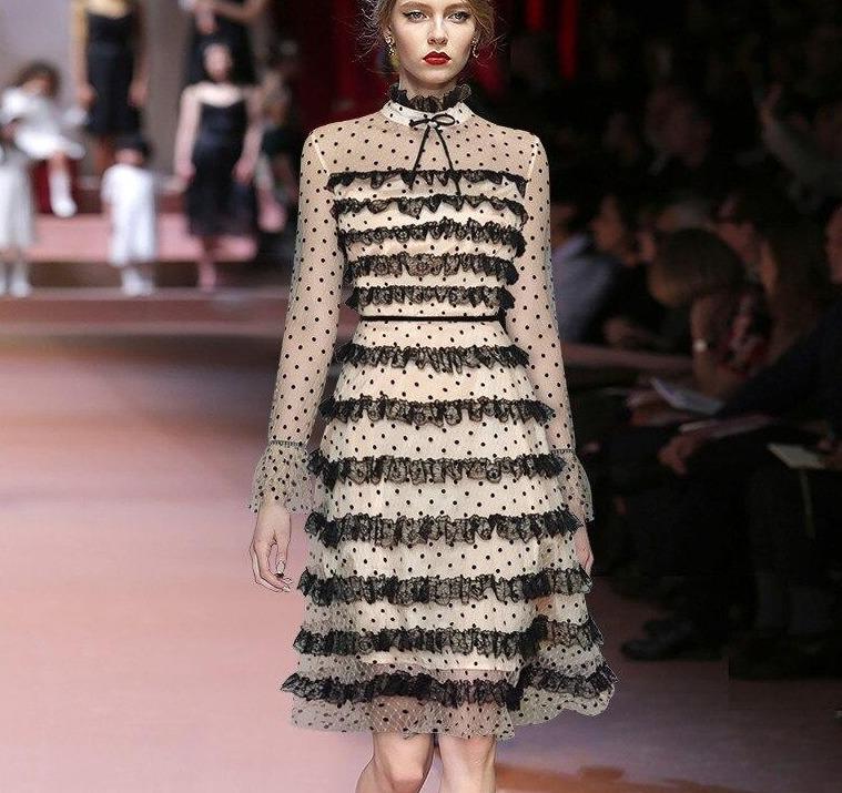 Różowa Sukienka Vintage Z Lat 40